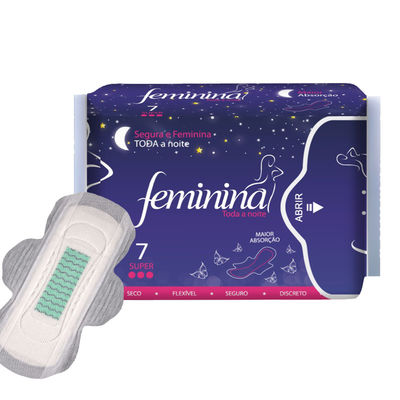 Protections sanitaires d'hygiène jetable de période menstruelle de serviette hygiénique d'utilisation de nuit de femmes