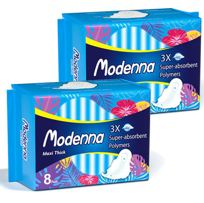 Un bon prix. Revêtement organique jetable de culotte du coton 3D de serviettes hygiéniques durant la nuit menstruelles en ligne