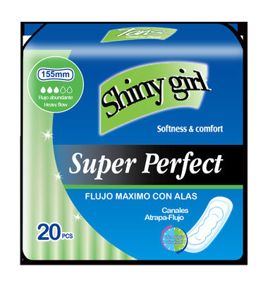 Un bon prix. Serviette hygiénique jetable épaisse de couleur blanche et capacité d'absorption de 50 à 200 ml en ligne