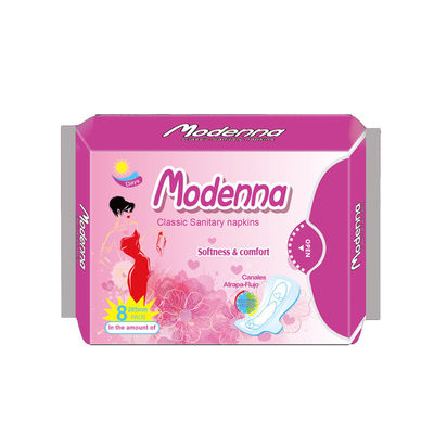 Un bon prix. La serviette sanitaire organique d'OEM capitonne la coutume absorbante superbe menstruelle en ligne