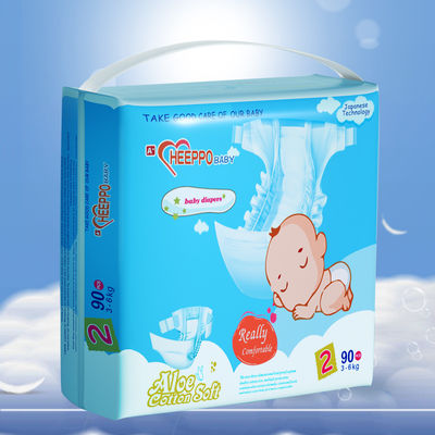 Un bon prix. Respirable jetable de bande taille magique de papier de couche-culotte de grande avec le noyau de SAP en ligne