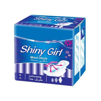 Un bon prix. Les serviettes hygiéniques menstruelles de dames de dames capitonnent écologique jetable pour l'usage de nuit en ligne
