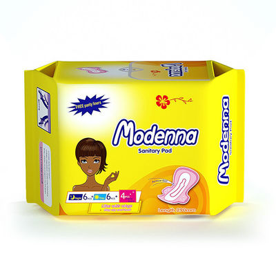 la période de femmes de 155mm 180mm 245mm capitonne les protections sanitaires de coton épais jetable