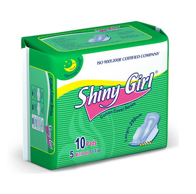 Un bon prix. Protection sanitaire à ailes respirable de protections menstruelles jetables ultra minces de coton en ligne