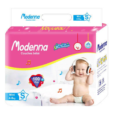 Absorption élevée somnolente de bébé de coton jetable respirable mou de couche-culotte