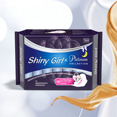Madame jetable Panty Liners Ultra d'utilisation de jour de revêtement de culotte de coton organique légèrement