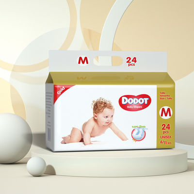 Un bon prix. Tissu mou biodégradable de la catégorie A de coton blanc nouveau-né en gros de fabrication de Heeppo comme la couche-culotte jetable de FilmBaby en ligne