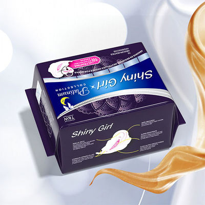 Un bon prix. Protections sanitaires non tissées Logo Disposable Female Period Pads fait sur commande biodégradable en ligne