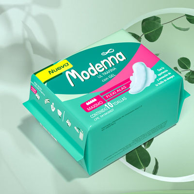 Un bon prix. Écoulement lourd de coton jetable écologique de protections sanitaires d'OEM d'utilisation de nuit en ligne