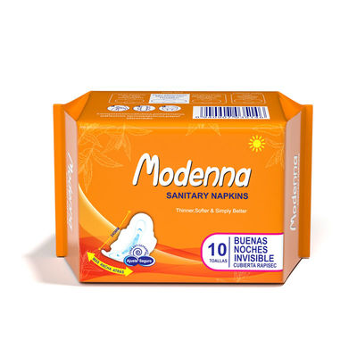 Absorptivité superbe jetable de Sunny Cotton Menstrual Pad Winged de femmes