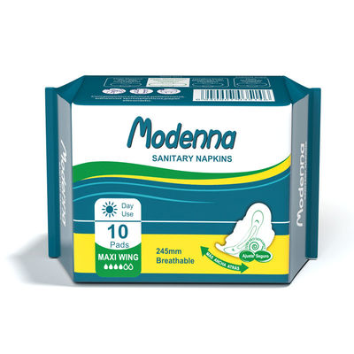 Un bon prix. Coton organique biodégradable de serviette hygiénique jetable femelle ultra mince en ligne