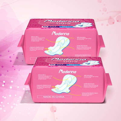 Un bon prix. Protections sanitaires confortables ISO9001 de coton féminin jetable de produits d'hygiène en ligne