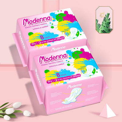 Un bon prix. La serviette sanitaire de coton mou capitonne femelle ultra mince plus les protections menstruelles de taille en ligne