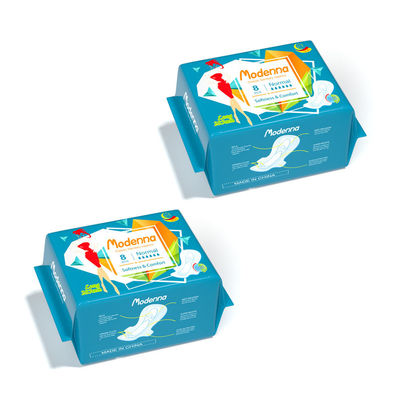 Un bon prix. Coton biodégradable de Chip Sanitary Napkins Pads Antibacterial d'anion de femmes en ligne