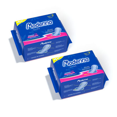 Un bon prix. Protection menstruelle de protection sanitaire d'OEM de coton jetable femelle d'anion adaptée aux besoins du client en ligne