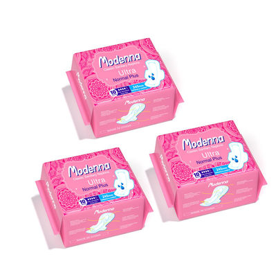 Un bon prix. Protections écologiques de période menstruelle des serviettes hygiéniques des femmes légères de coton en ligne