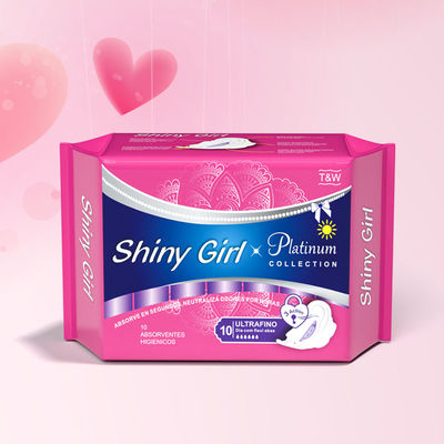 Seringues hygiéniques pour femmes avec une surface en coton pur super absorbant