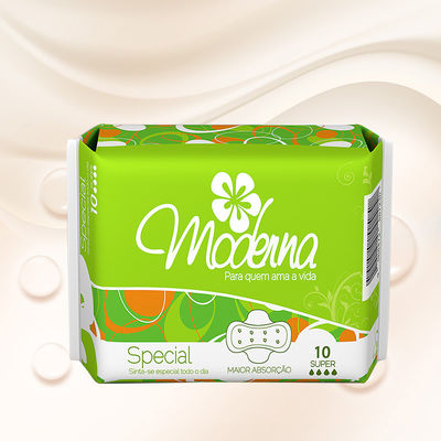 Un bon prix. Logo personnalisé Anion serviette hygiénique jetable forme ailée en ligne