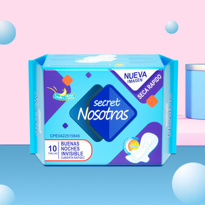 Un bon prix. Nouveau design échantillons gratuits jetables d'usage nocturne Longues serviettes hygiéniques de 285 mm pour femmes serviette hygiénique en ligne