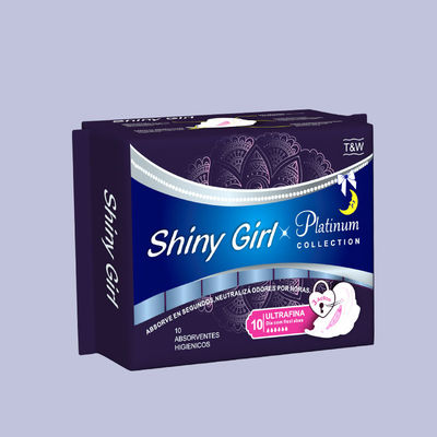 Un bon prix. Vente à chaud en gros de serviette hygiénique en coton à vent chaud Super surface douce jetable pour usage quotidien et de nuit serviette hygiénique en ligne