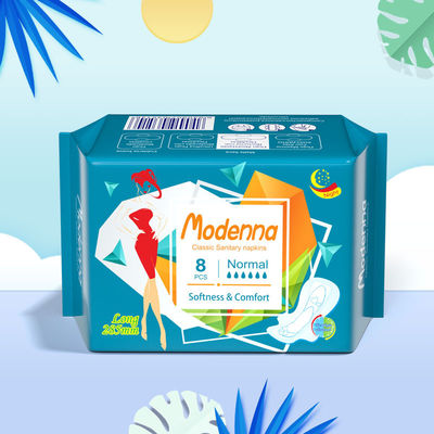Un bon prix. Vente en gros de serviettes hygiéniques en coton à usage unique, respirantes et hautement absorbantes pour femmes et filles en ligne