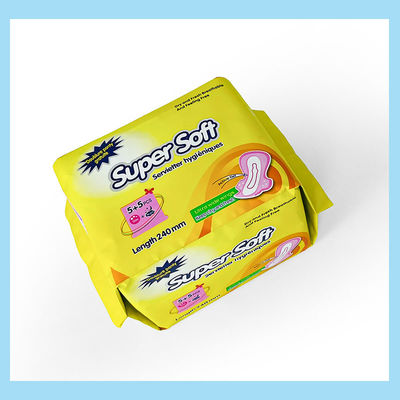 Un bon prix. OEM personnalisé Femmes sous-vêtements de menstruation Super absorption à usage unique en coton blanc serviettes hygiéniques menstruelles en ligne