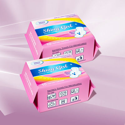 Un bon prix. Période menstruelle ultra mince 245mm coton serviette hygiénique respirante pour les femmes en ligne
