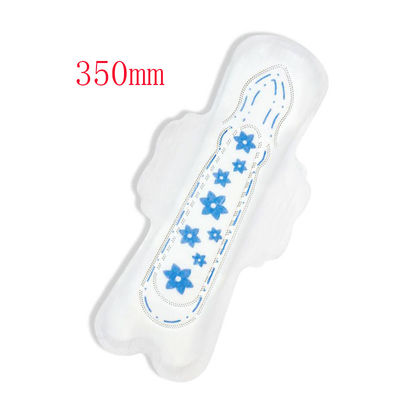 Vente en gros de tampons hygiéniques jetables de 350 mm pour femme