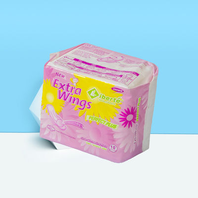 Un bon prix. 290 mm de qualité supérieure Extra ailes serviette hygiénique femme coussinets de vente au Congo en ligne