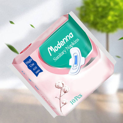 Des serviettes hygiéniques personnalisent des serviettes hygiéniques douces ultra longues pour la nuit