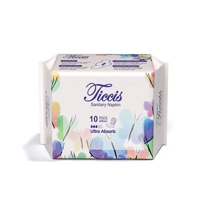 Un bon prix. Pâtes sanitaires organiques de pâte de poussière importées pour la surface de coton de jour et de nuit en ligne
